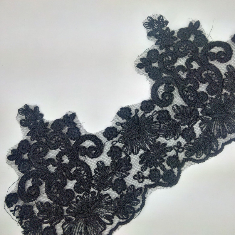 Glamur Čipka 160 mm / Crna Glamur Čipka 160 mm / Crna