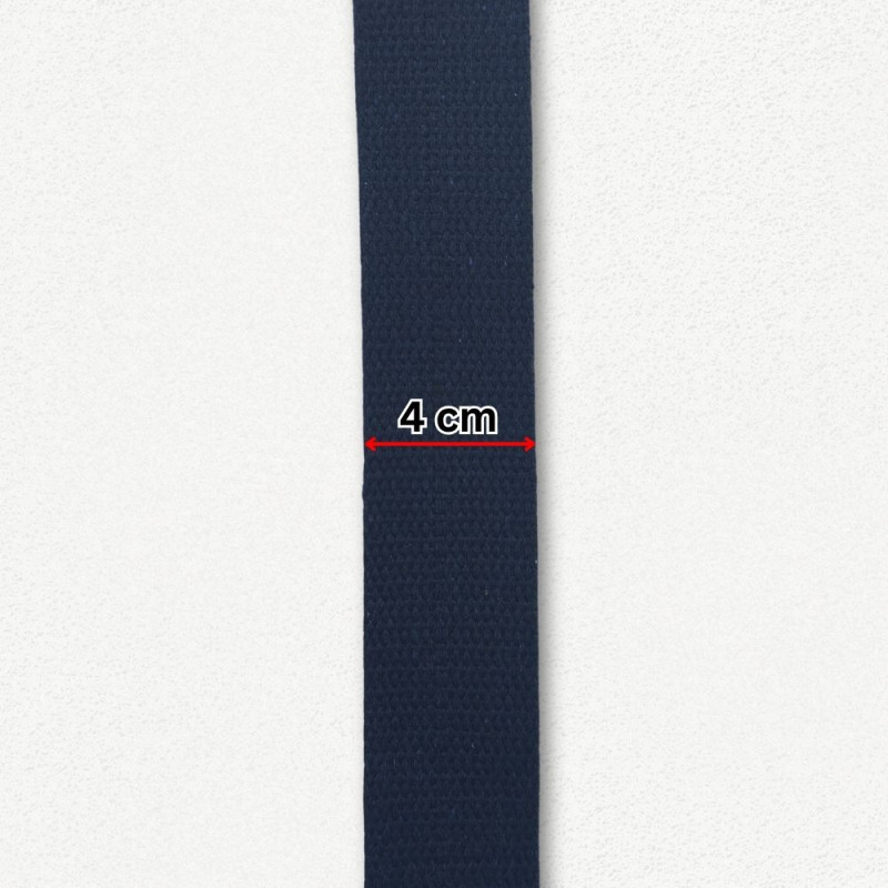 Pamučna gurtna / Teget / 4 cm