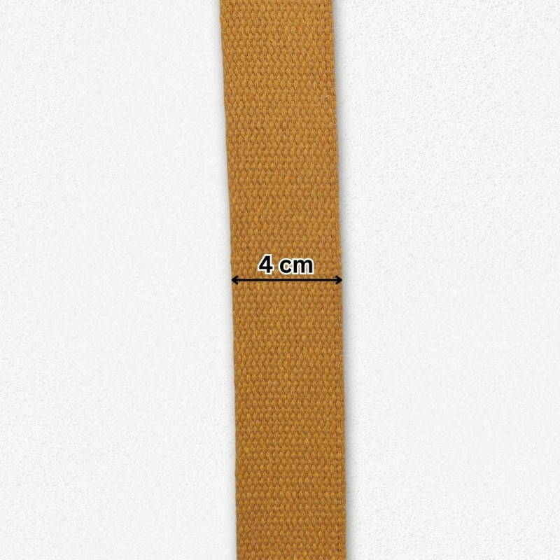 Pamučna gurtna / Žuta / 4 cm