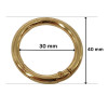 PREMIUM Metalni karabinjer - alka 30 mm