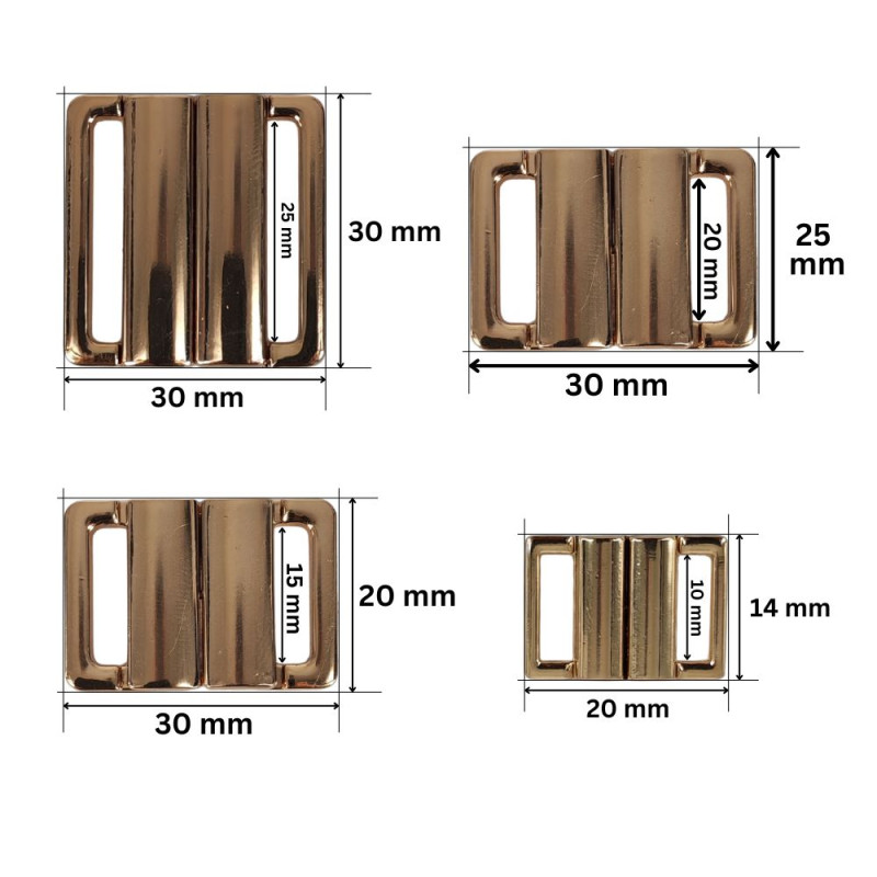 PREMIUM Metalna kopča za brus / 10 mm / 15 mm / 20 mm / 25 mm