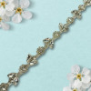 Metalna traka sa cirkonima / Crystal / Srebrna osnova / 20 mm Metalna traka sa cirkonima / Crystal / Srebrna osnova / 20 mm