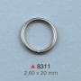 Okrugla alka / 20 x 2.6 mm / 8311