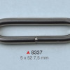 Ovalna alka / 52 x 5 x 7.5 mm / 8337