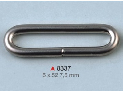 Ovalna alka / 52 x 5 x 7.5 mm / 8337