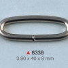 Ovalna alka / 3.9 x 40 x 8 mm / 8338