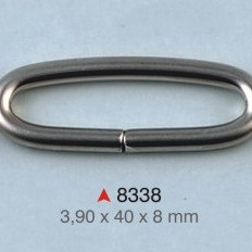 Ovalna alka / 3.9 x 40 x 8 mm / 8338