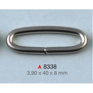Ovalna alka / 3.9 x 40 x 8 mm / 8338