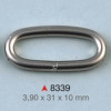 Ovalna alka / 31 x 10 x 3.9 mm / 8339