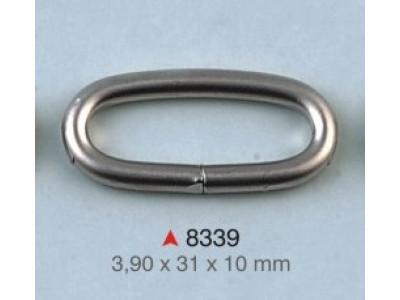 Ovalna alka / 31 x 10 x 3.9 mm / 8339