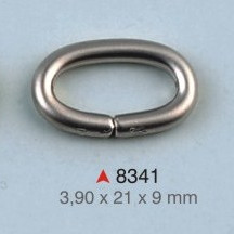 Ovalna alka / 21 x 9 x 3.9 mm / 8341
