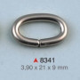 Ovalna alka / 21 x 9 x 3.9 mm / 8341