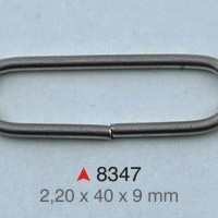 Ovalna alka / 40 x 9 x 2.20 mm / 8347