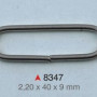 Ovalna alka / 40 x 9 x 2.20 mm / 8347