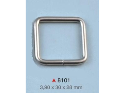 Pravougaona alka / 30 x 28 x 3.9 mm / 8101