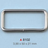 Pravougaona alka / 50 x 21 x 3.9 mm / 8102