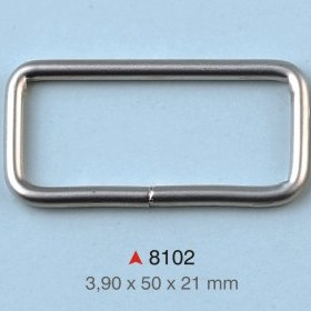 Pravougaona alka / 50 x 21 x 3.9 mm / 8102