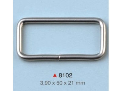 Pravougaona alka / 50 x 21 x 3.9 mm / 8102