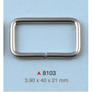 Pravougaona alka / 40 x 21 x 3.9 mm / 8103