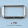 Pravougaona alka / 40 x 21 x 3.9 mm / 8103
