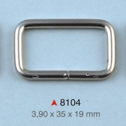 Pravougaona alka / 35 x 19 x 3.9 mm / 8104