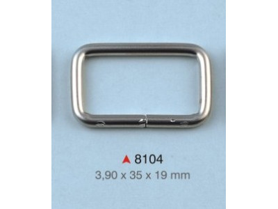 Pravougaona alka / 35 x 19 x 3.9 mm / 8104