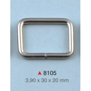 Pravougaona alka / 30 x 20 x 3.9 mm / 8105