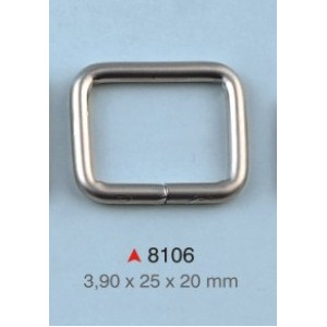 Pravougaona alka / 25 x 20 x 3.9 mm / 8106