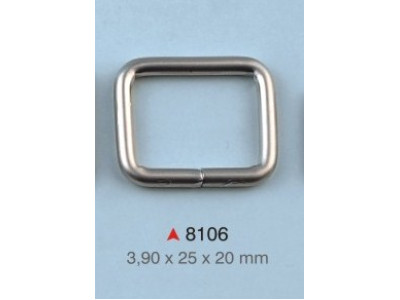 Pravougaona alka / 25 x 20 x 3.9 mm / 8106