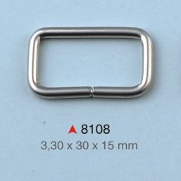 Pravougaona alka / 30 x 15 x 3.3 mm / 8108