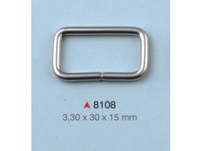 Pravougaona alka / 30 x 15 x 3.3 mm / 8108
