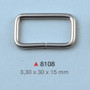 Pravougaona alka / 30 x 15 x 3.3 mm / 8108