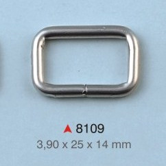 Pravougaona alka / 25 x 14 x 3.9 mm / 8109