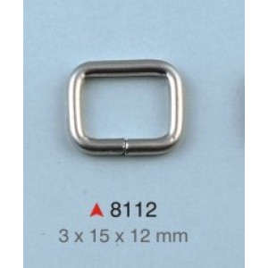 Pravougaona alka / 15 x 12 x 3 mm / 8112
