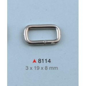 Pravougaona alka / 19 x 8 x 3 mm / 8114
