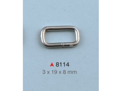 Pravougaona alka / 19 x 8 x 3 mm / 8114