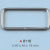 Pravougaona alka / 40 x 16 x 2.4 mm / 8116