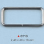 Pravougaona alka / 40 x 16 x 2.4 mm / 8116