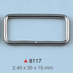 Pravougaona alka / 35 x 15 x 2.4 mm / 8117