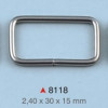 Pravougaona alka / 30 x 15 x 2.4 mm / 8118