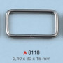 Pravougaona alka / 30 x 15 x 2.4 mm / 8118