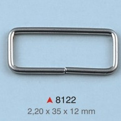 Pravougaona alka / 35 x 12 x 2.2 mm / 8122