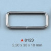 Pravougaona alka / 30 x 10 x 2.2 mm / 8123