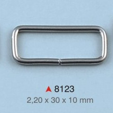 Pravougaona alka / 30 x 10 x 2.2 mm / 8123