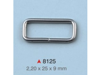 Pravougaona alka / 25 x 9 x 2.2 mm / 8125