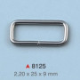 Pravougaona alka / 25 x 9 x 2.2 mm / 8125
