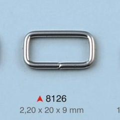 Pravougaona alka / 20 x 9 x 2.2 mm / 8126
