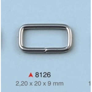 Pravougaona alka / 20 x 9 x 2.2 mm / 8126