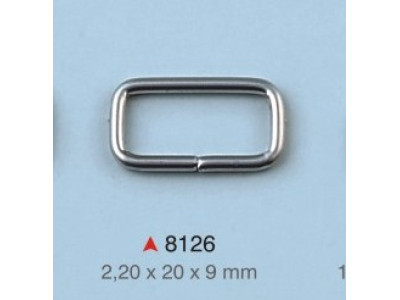 Pravougaona alka / 20 x 9 x 2.2 mm / 8126