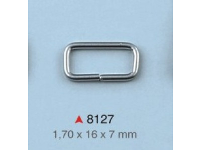 Pravougaona alka / 16 x 7 x 1.7 mm / 8127